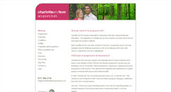 Desktop Screenshot of charlotteandtomacupuncture.co.uk